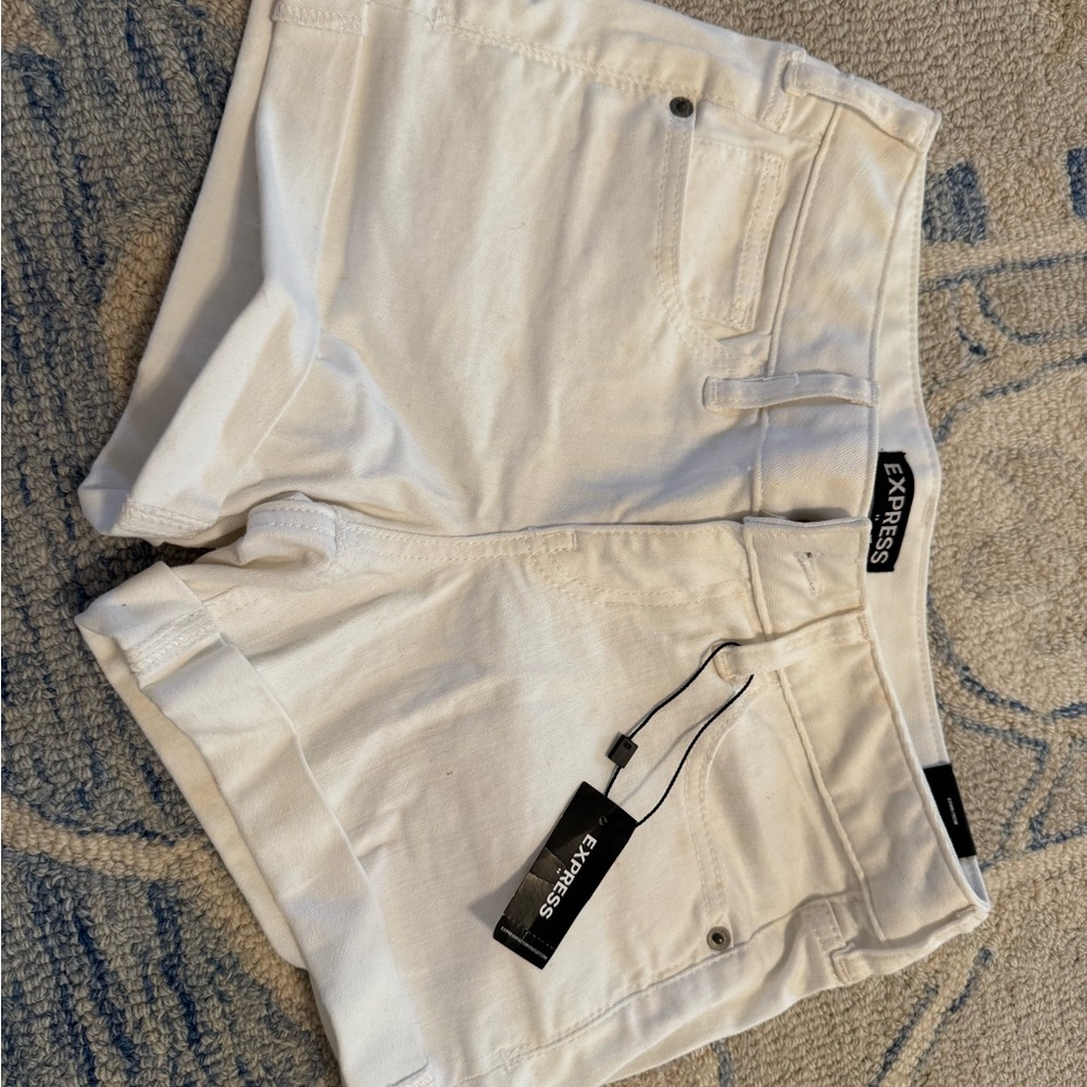 Express White Shorts
